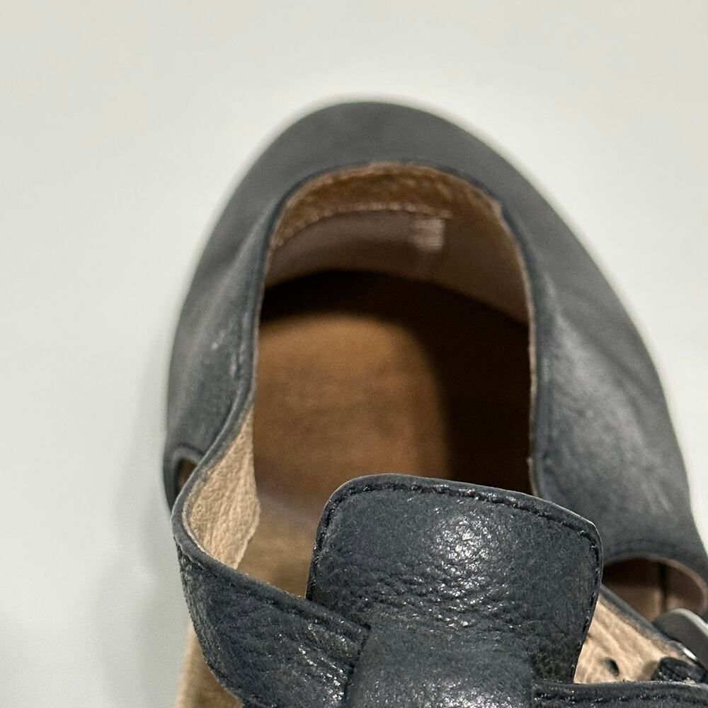 Dansko Sassy Black Leather Heeled Clogs Ankle Strap Women's EU 41 US 10.5-11 - Picture 14 of 16